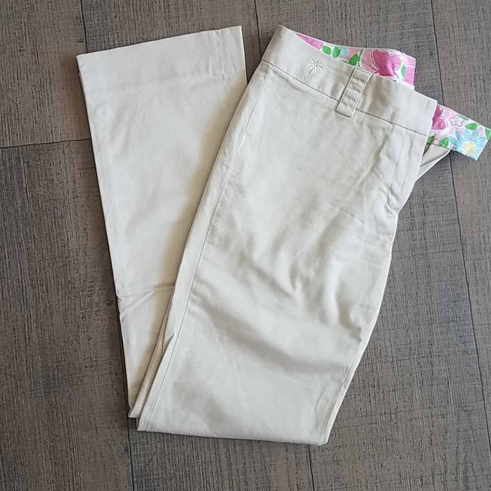 GUC Lilly Pulitzer khakis, Sz 0